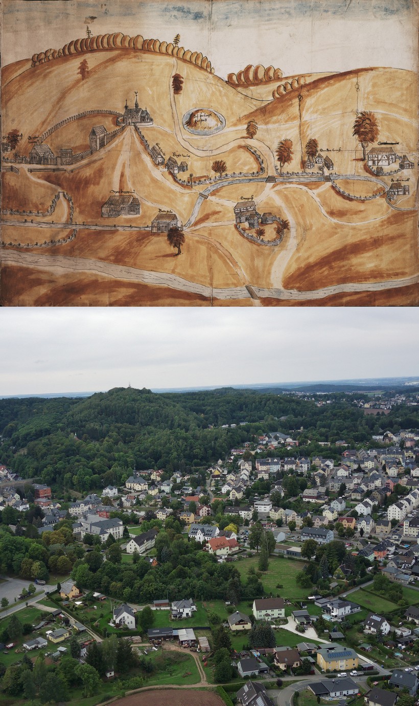 Oelsnitz 1501 - 1507 Gegenüberstellung